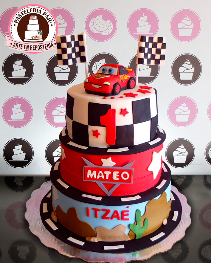 Pastel de Rayo McQueen