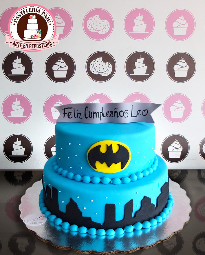 Batman Logo Cake