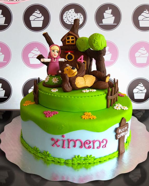 Masha and Bear Cake