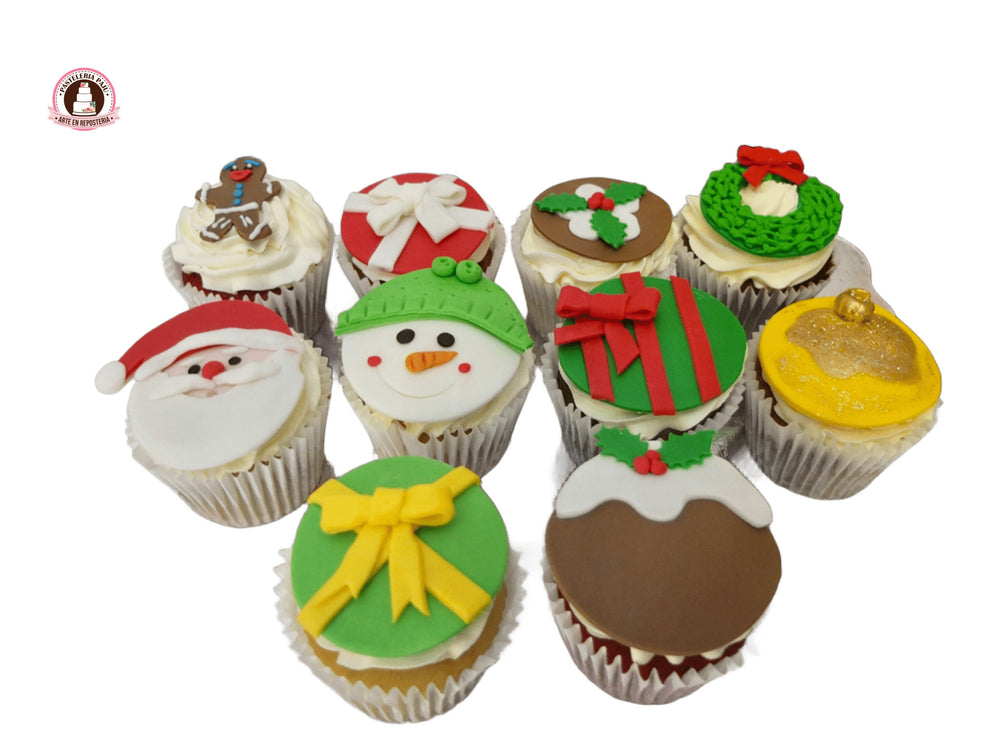 Cupcakes Navideños