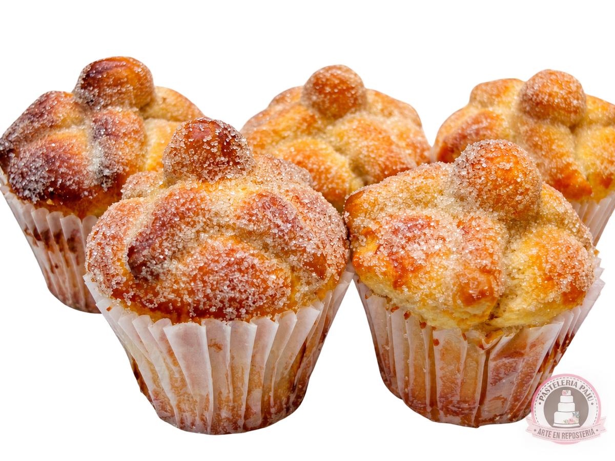 Mini pan de muerto azucarado
