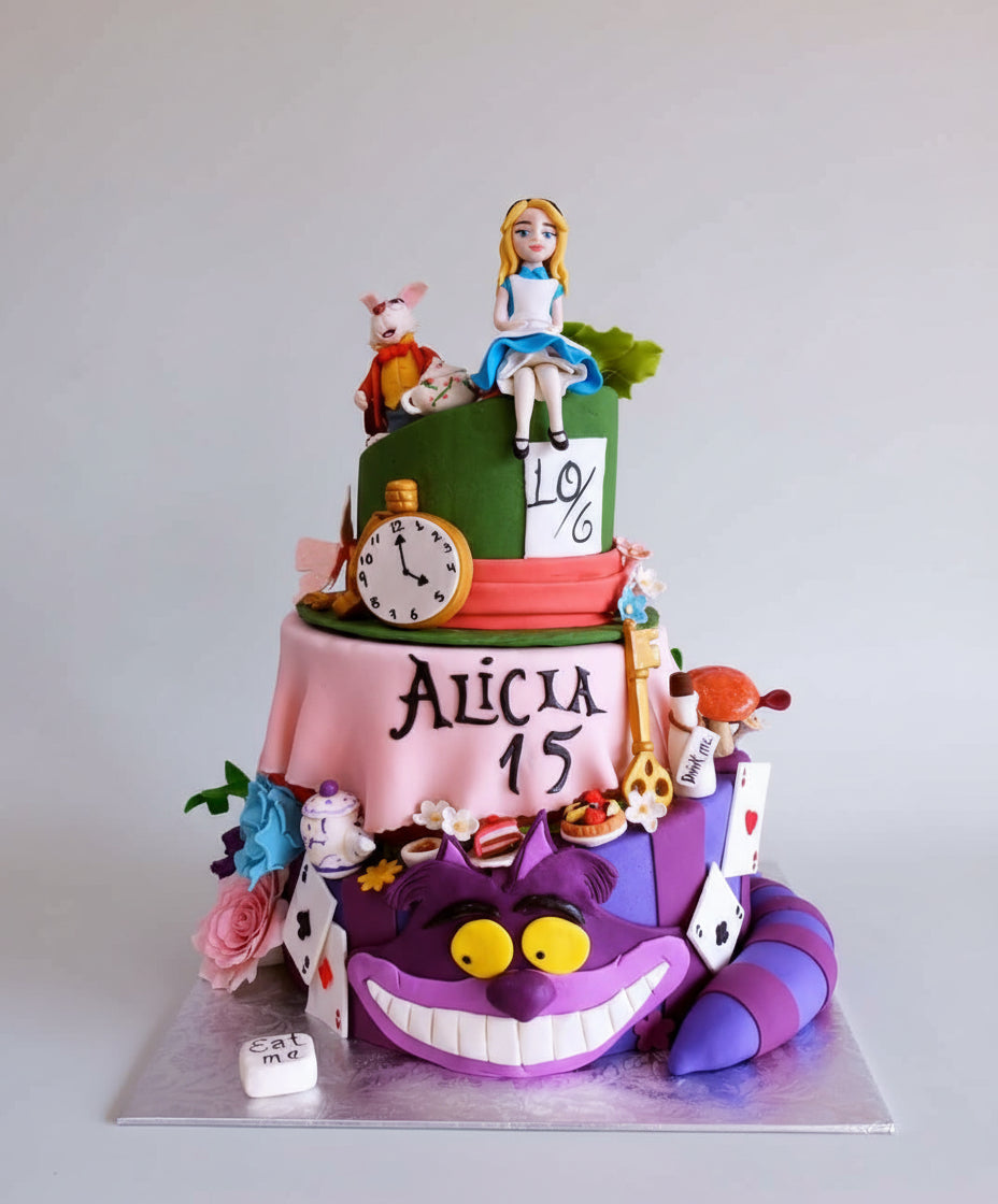 pastel alicia 15 años